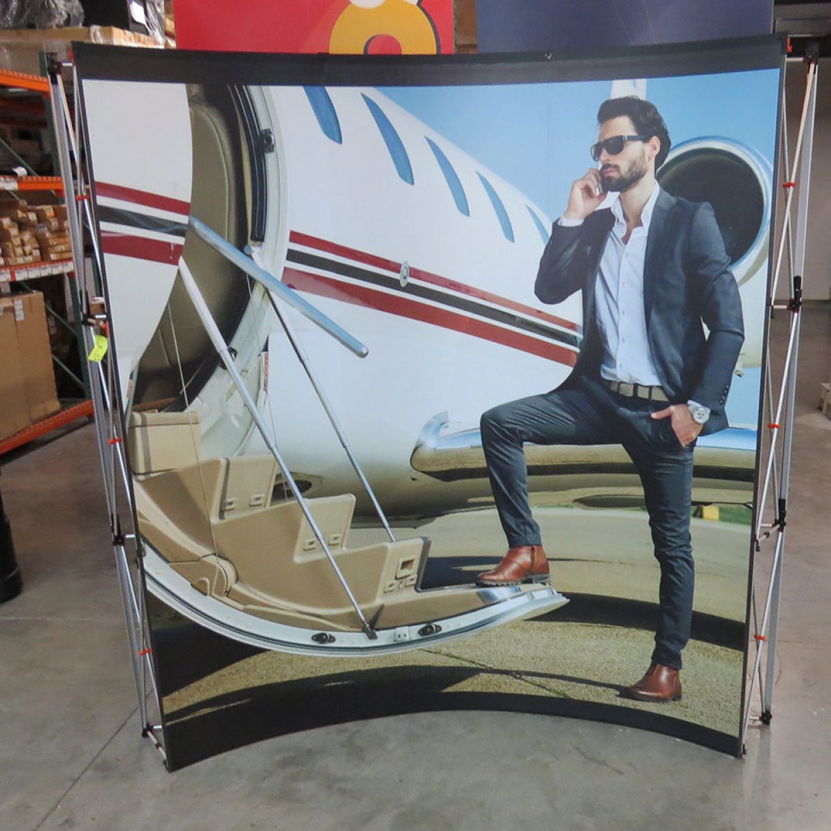 29) 10ft Curved Pop Up