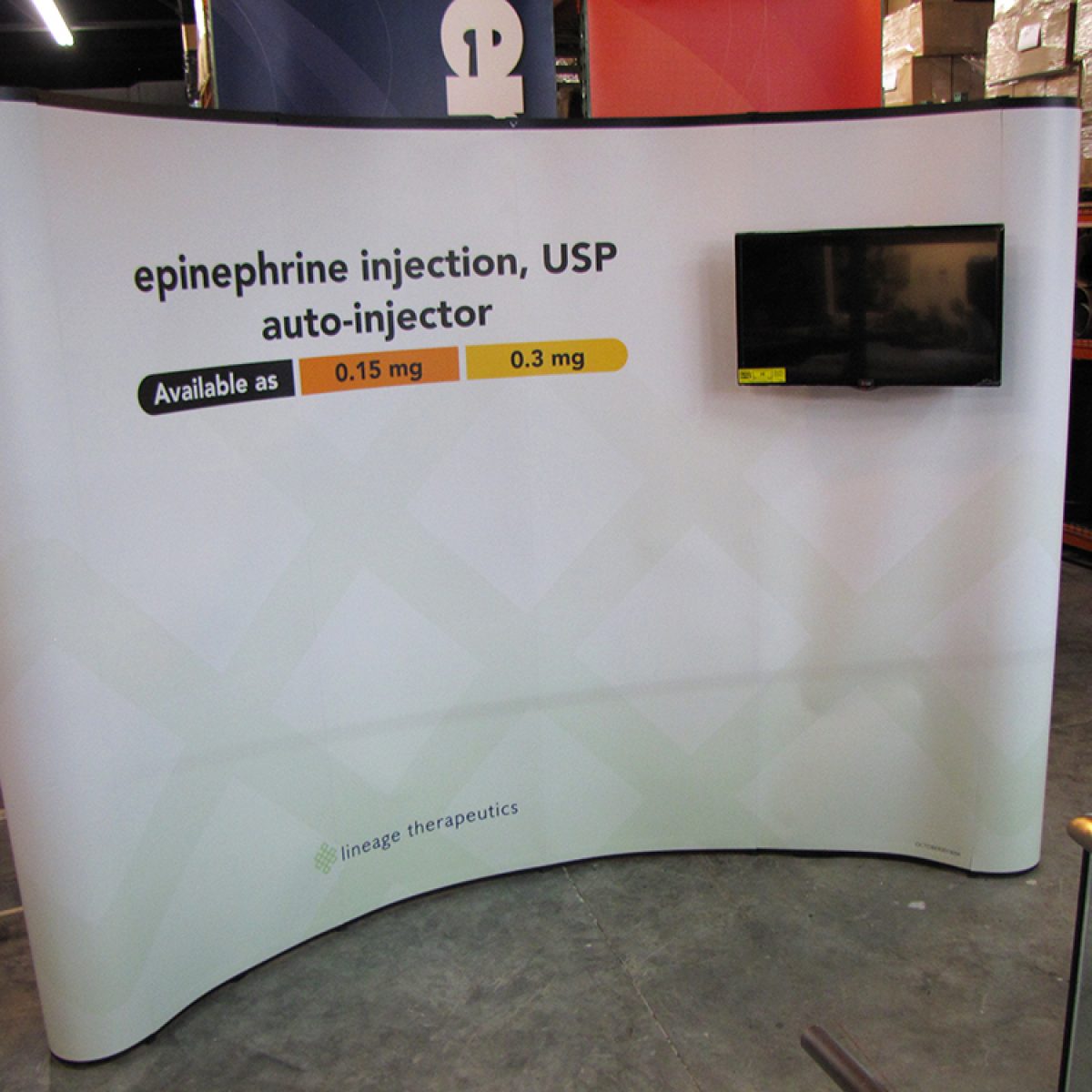 3) Curved Popup Horizontal Screen