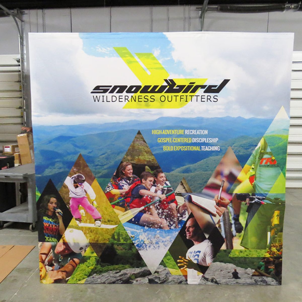 12) 10ft Straight Popup Tension Fabric