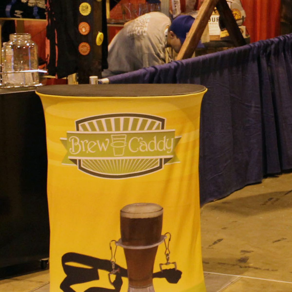 6) Draped Fabric Counter