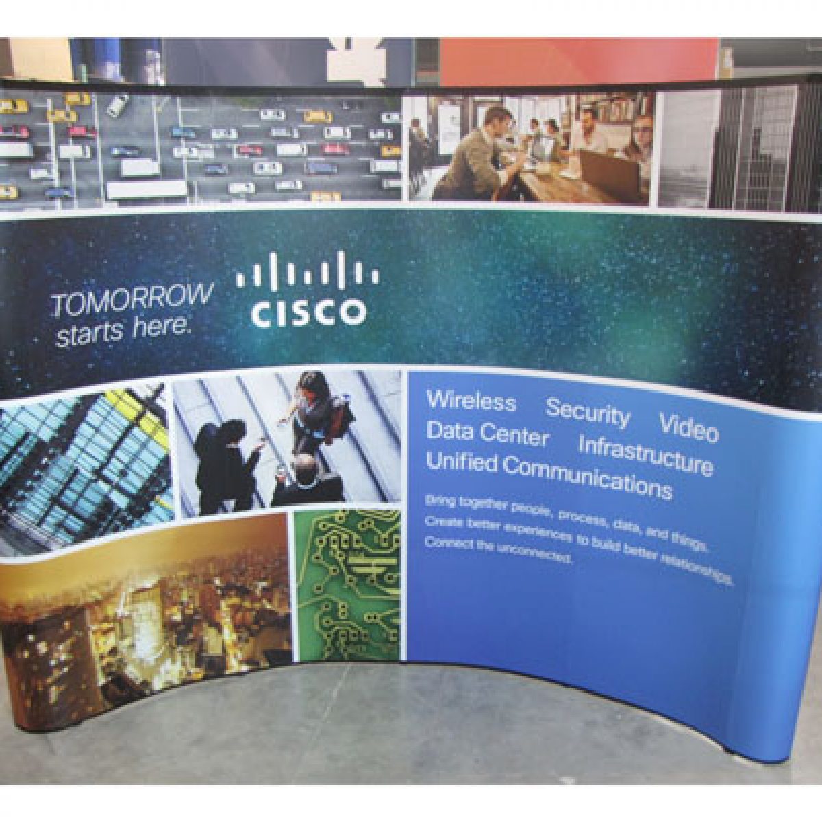 18) 10ft Curved Pop Up