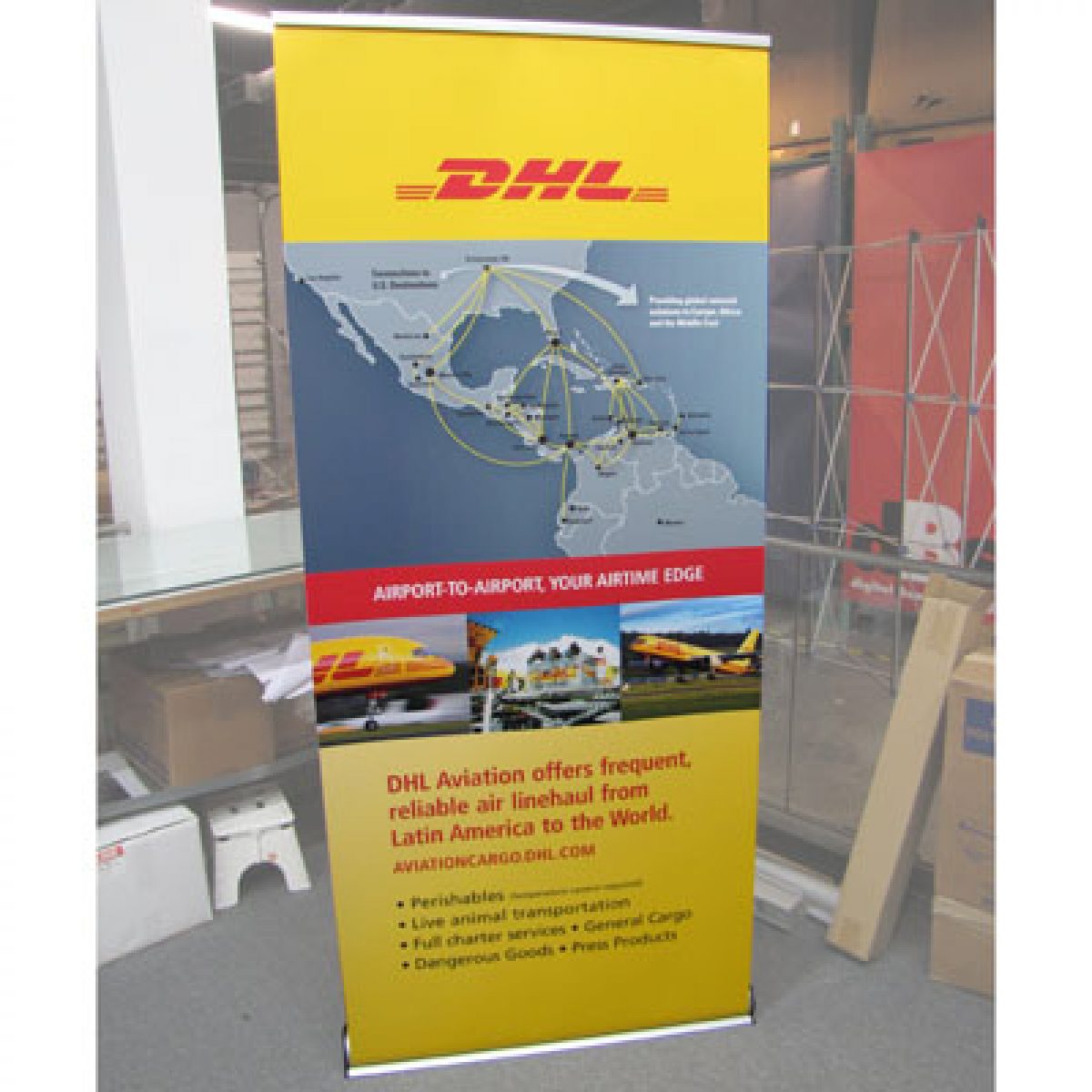23) Retractable Banner Stand