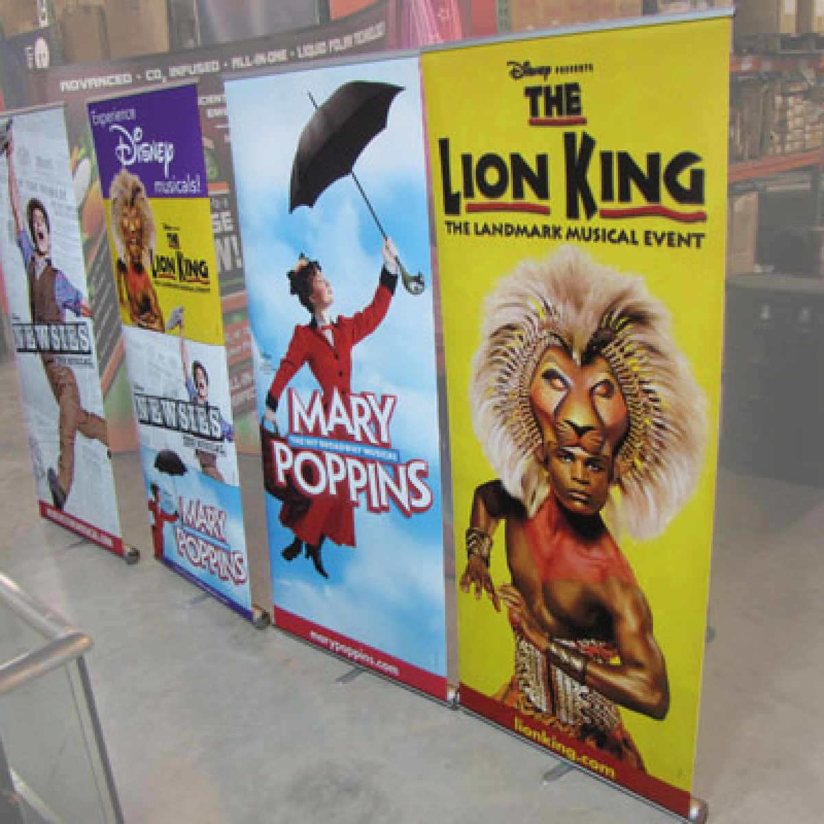 9) Retractable Banner Wall