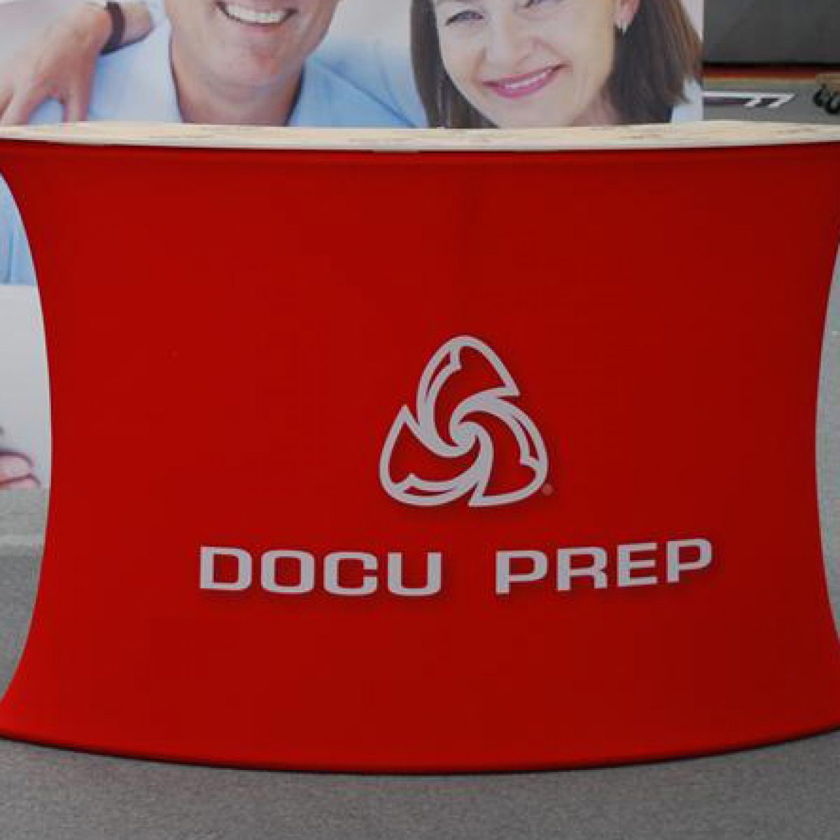 5) Tension Fabric Tapered Counter