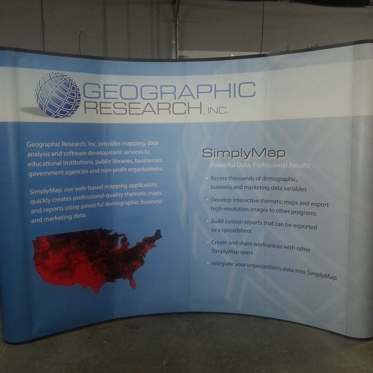 13) 10ft Curved Pop Up