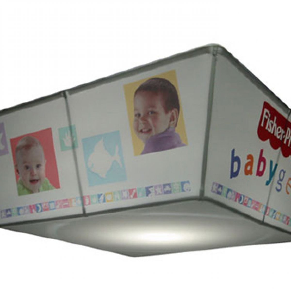 11) Tapered Square Hanging Banner