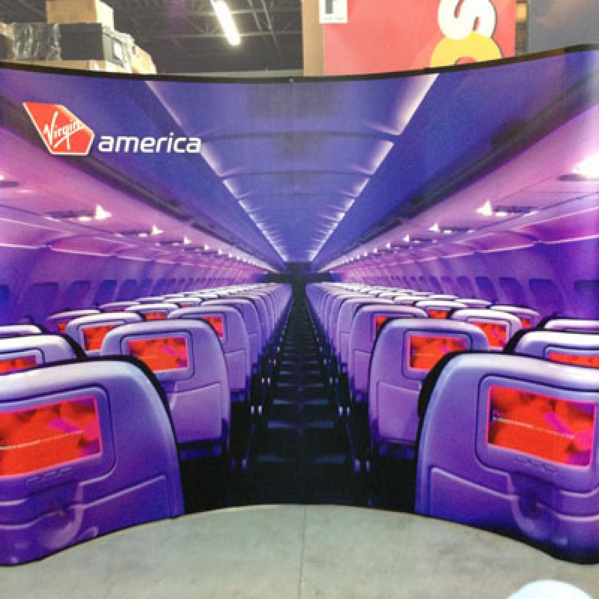 12) 10ft Curved Pop Up