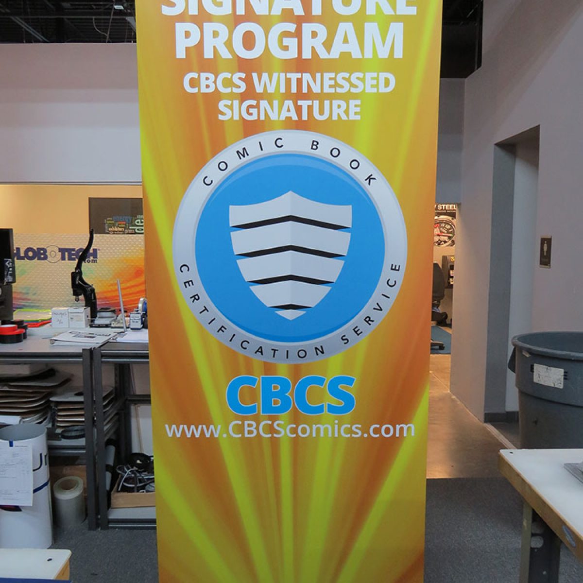 4) Retractable Banner Stand