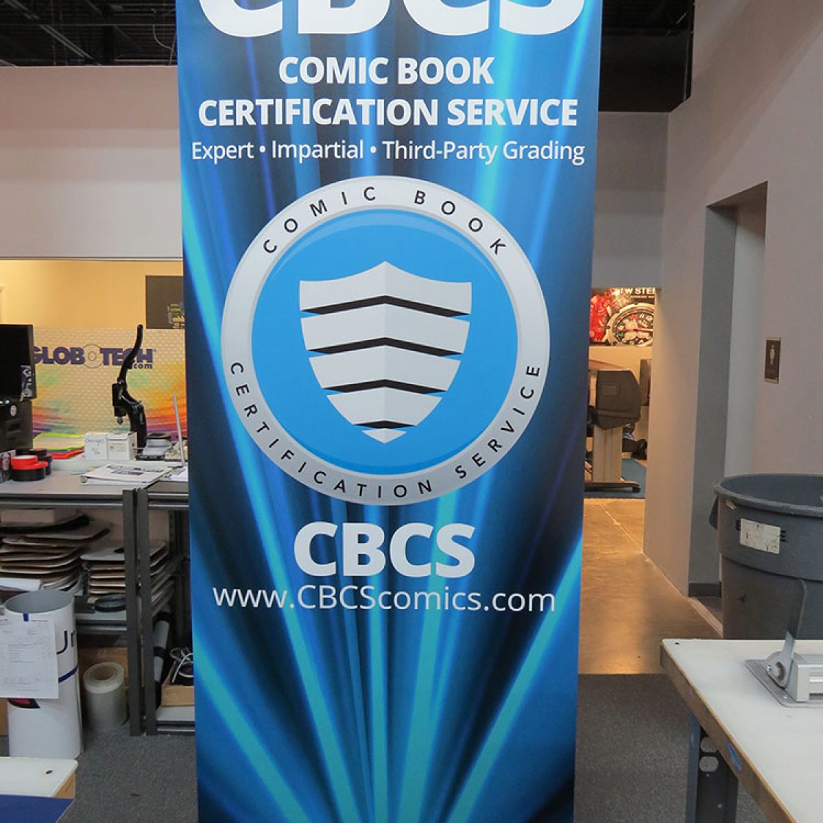 2) Retractable Banner Stand