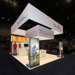 17) Double Square Hanging Banner