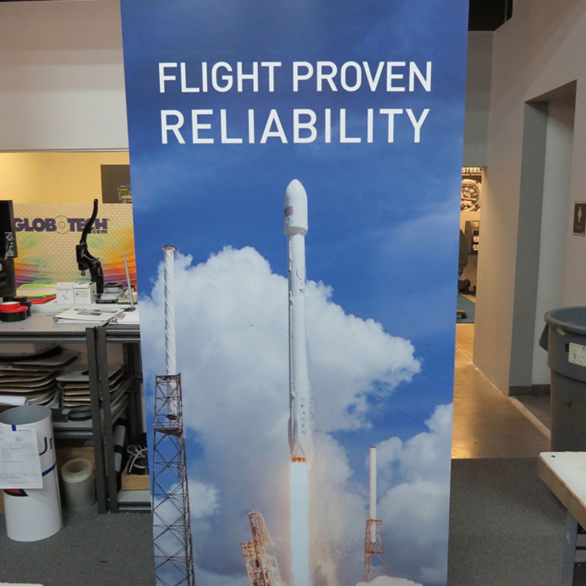 22) Retractable Banner Stand