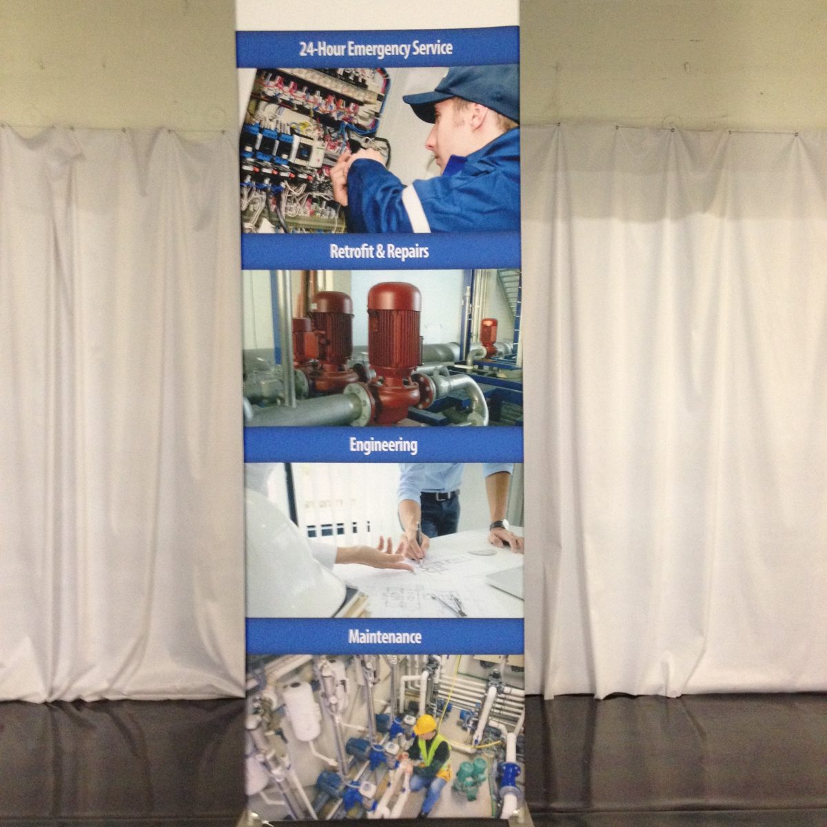 37) Tension Fabric Displays