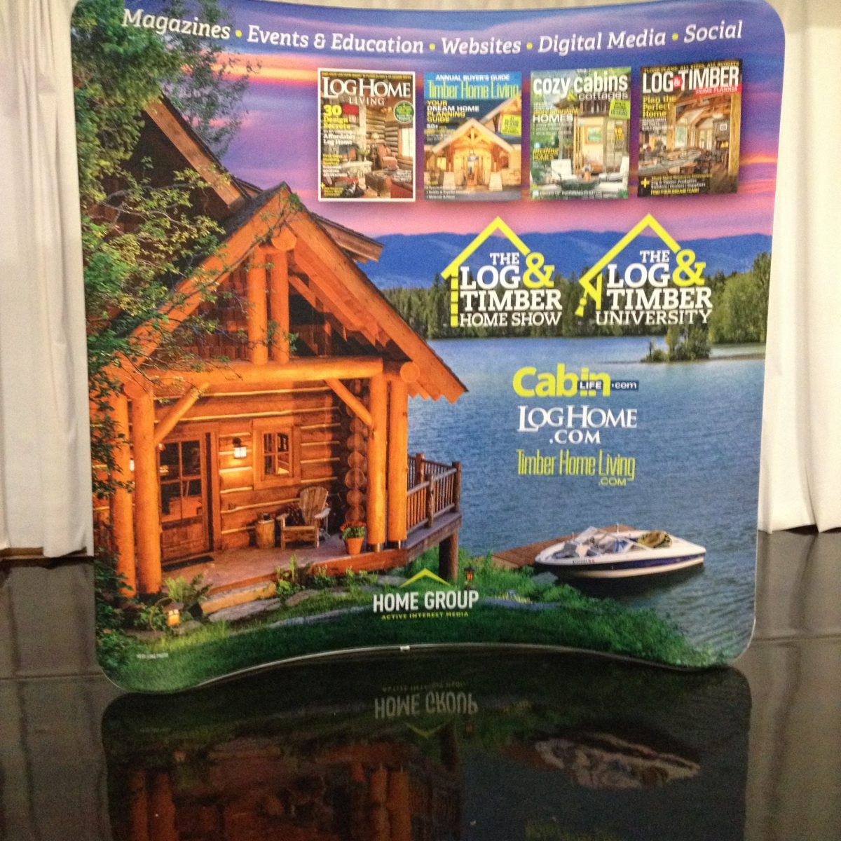 42) Tension Fabric Displays