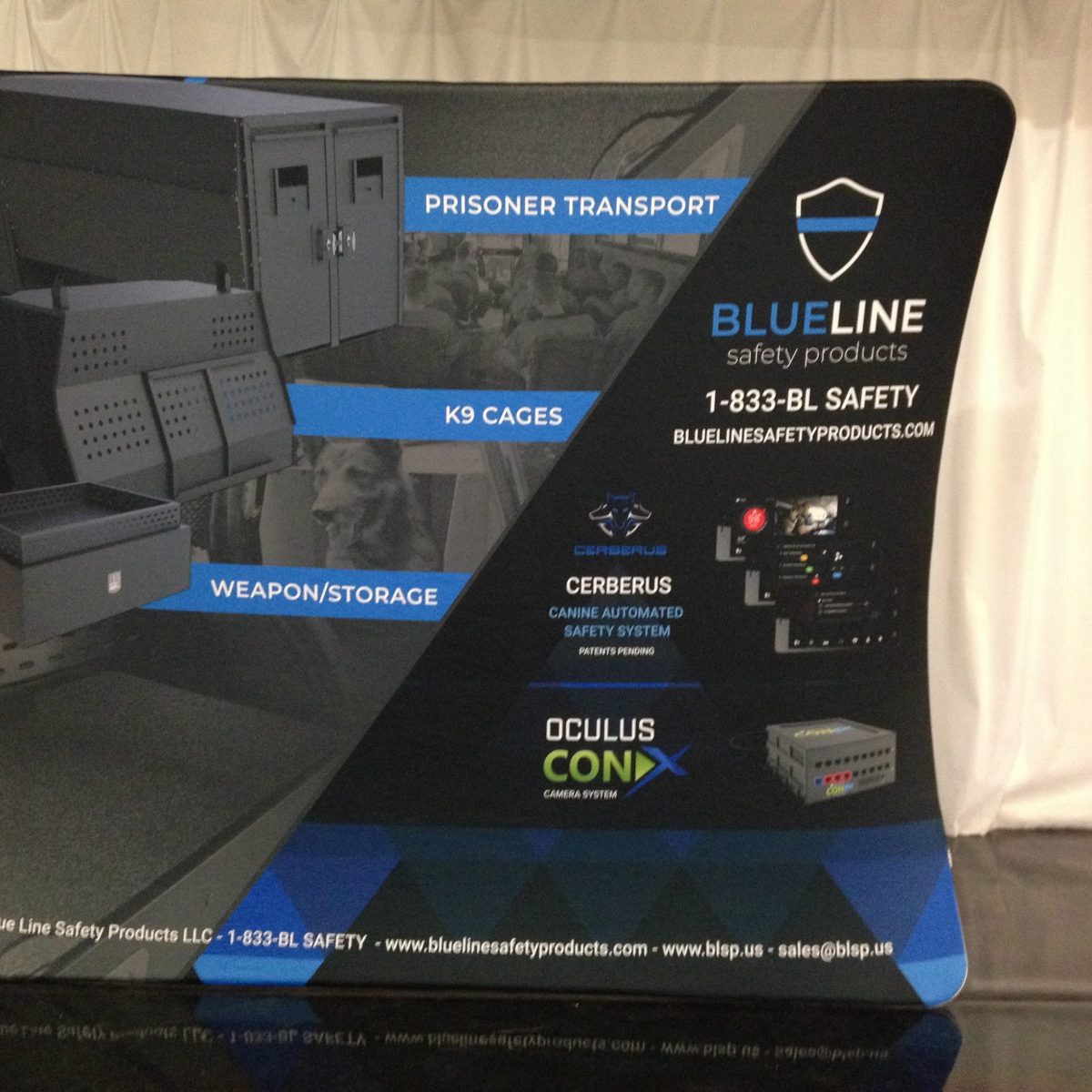 47) Tension Fabric Displays